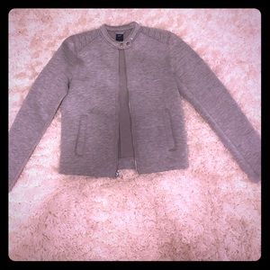 Heather Gray Moto Jacket